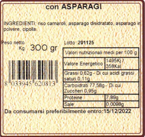 Riso superfino arborio 500gr