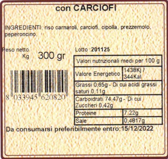 cascina mirani Cascina mirani Risotto agli asparagi